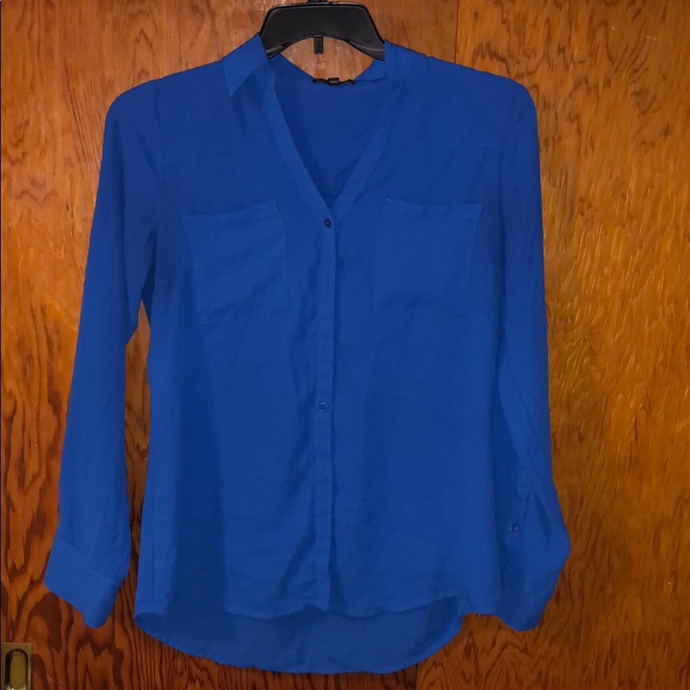 Royal blue dress shirt